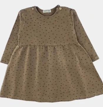 Bean's Barcelona Robe à manches longues 12-18 mois en coton bio