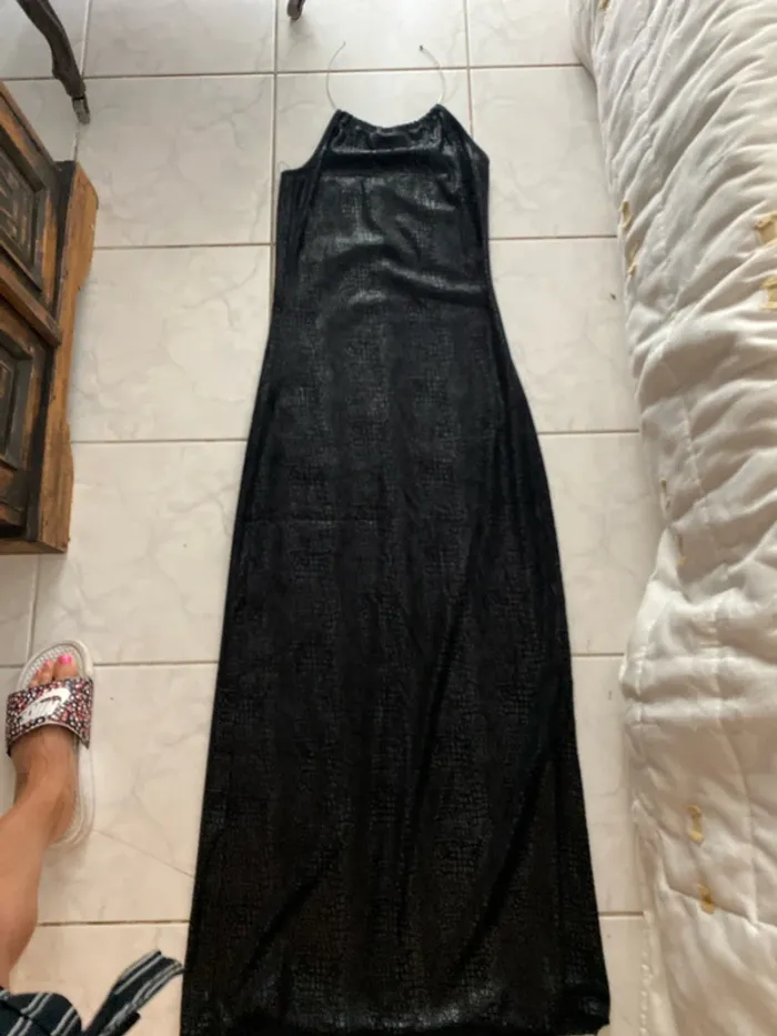 Robe longue noire