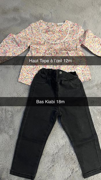 Ensemble tunique jeeging