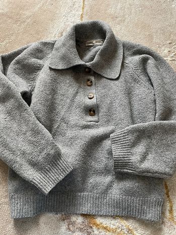 Pull gris Pull & bear femme