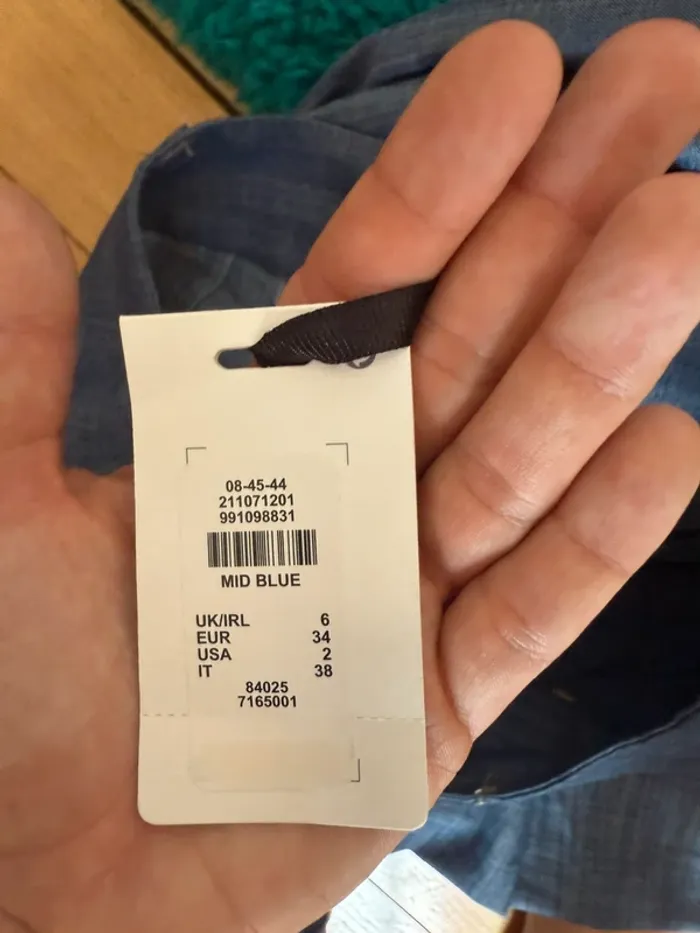 Pantalon droit neuf taille 34 bleu primark - photo numéro 7