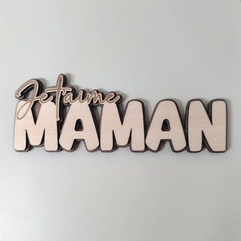 Magnet je t'aime maman
