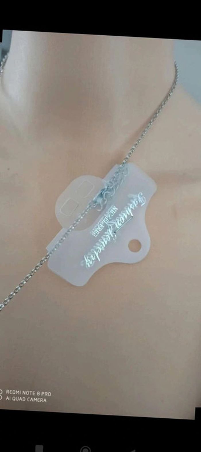 Collier horloge oiseau - photo numéro 3