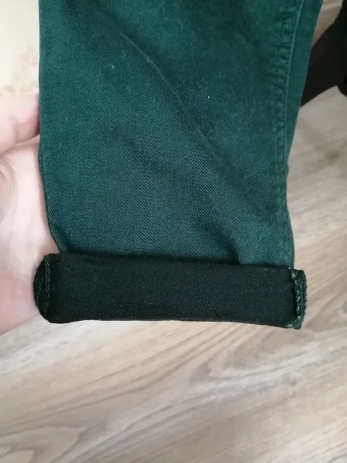 Pantalon skinny push up vert foncé / terranova / (42) - photo numéro 6