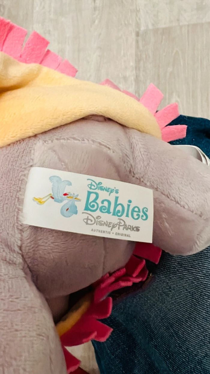 Doudou peluche layette Disney Dumbo neuf - photo numéro 6