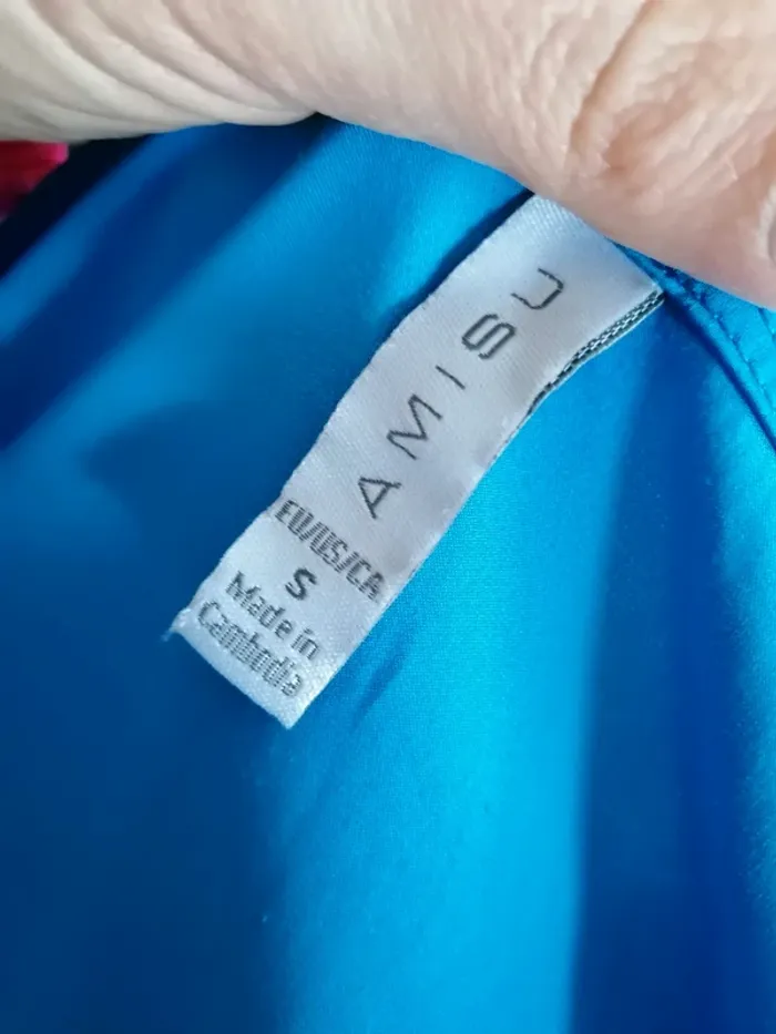Top bleu amisu S - photo numéro 4
