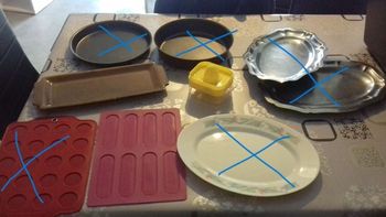 Plat, plaque et presse agrumes.