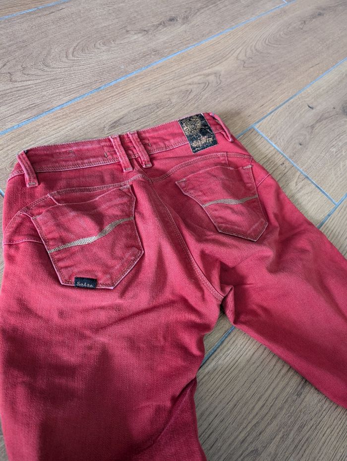 Jean salsa rouge - photo numéro 6