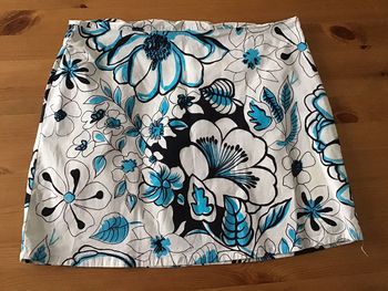 Mini jupe fleur