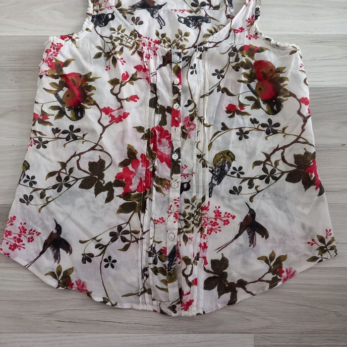 Gilet femme sans manche imprimé fleur Tex taille S - photo numéro 4