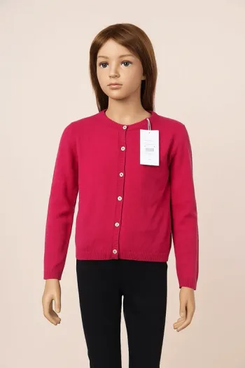 Cardigan fuschia neuf avec étiquette T.14 ans