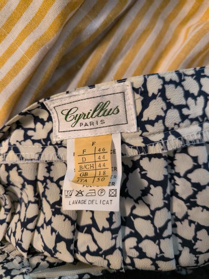 Jupe longue plissée vintage taille 44 - photo numéro 4