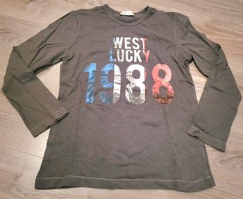 Tee-shirt noir ML Zara 8 ans