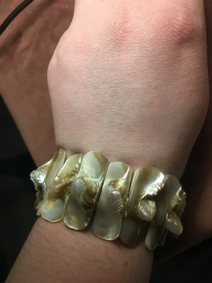 Bracelet en nacre naturelle - photo numéro 7