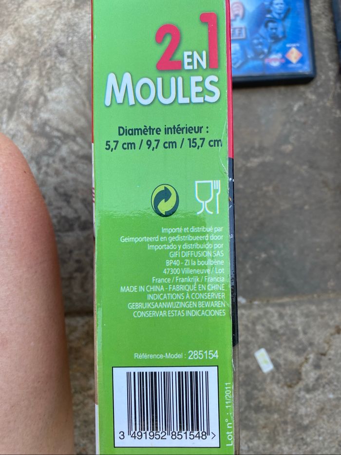 Lot de moules à chaussons - photo numéro 4