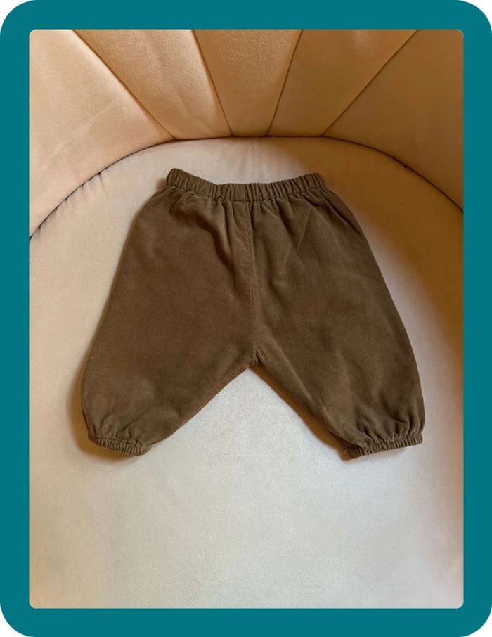 Pantalon velours fines côtes 3 mois mixte - Bout'chou - photo numéro 3