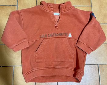 Sweat col camionneur rouille lulu castagnette 24 mois