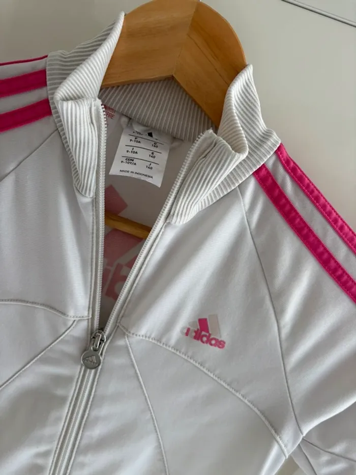 Veste de sport fille adidas 9-10 ans - photo numéro 2
