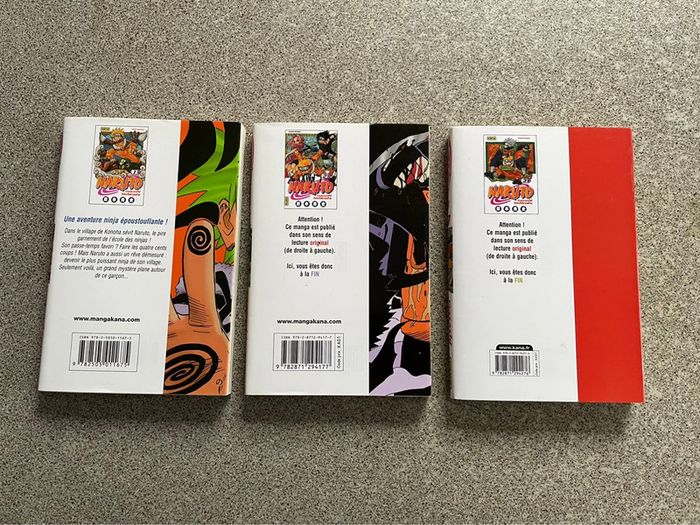 Lot de 3 Manga Naruto - photo numéro 2