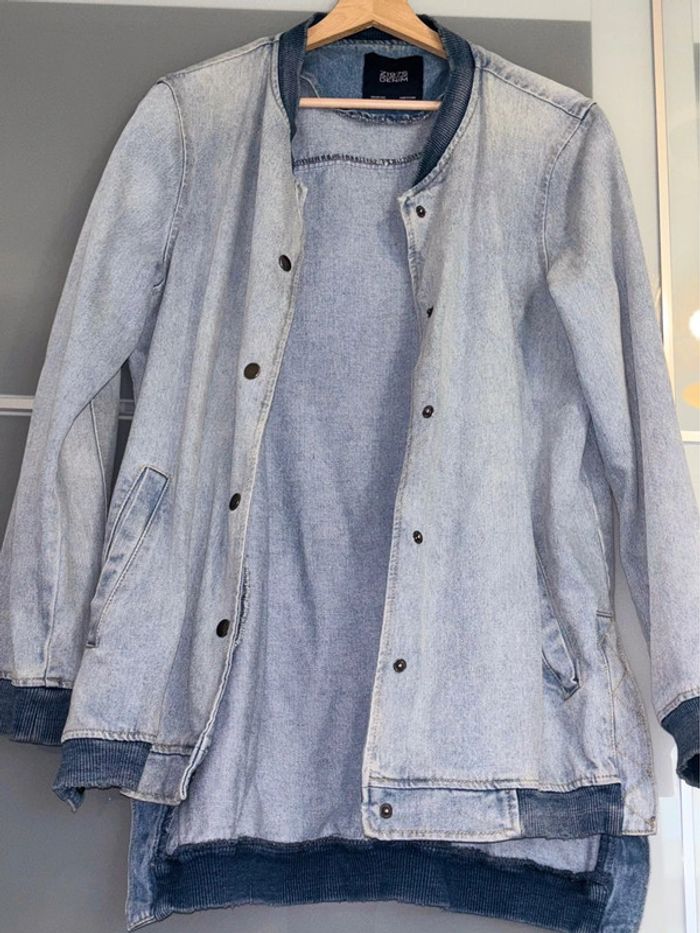 Veste en jeans oversize Zara - photo numéro 4