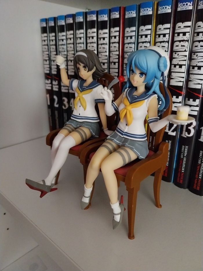2 Figurines Kantai Collection Tanikaze et Urakaze Ceylon Tea Party Series Banpresto - photo numéro 2