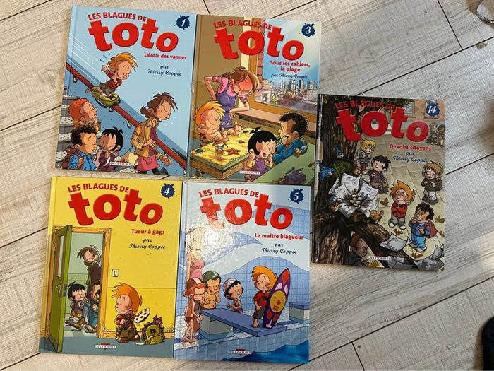 Lot 5 BD “Les blagues de Toto”