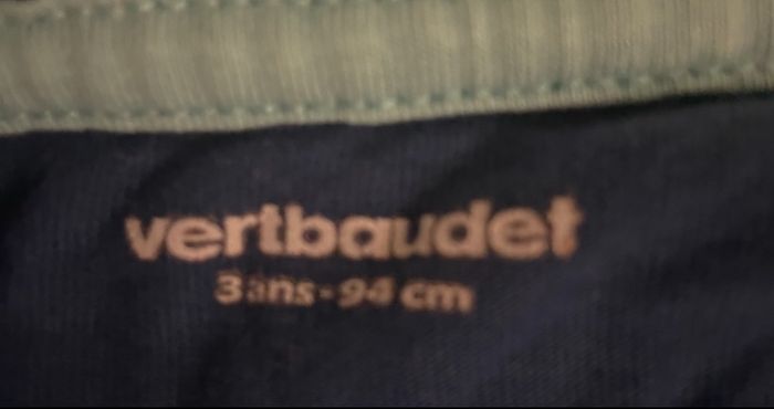 Tee-shirt »Vertbaudet »bleu marine et vert - photo numéro 5