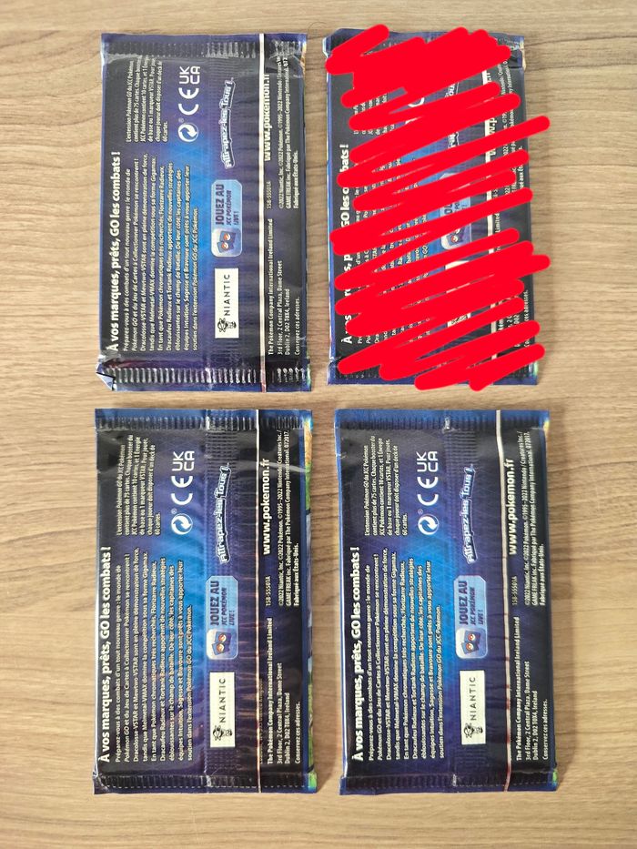 Lot de 3 boosters carte pokemon pokemon go - photo numéro 2