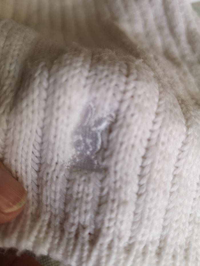 Veste blanche à capuche marque Lapin Bleu taille 3 à 6mois - photo numéro 5