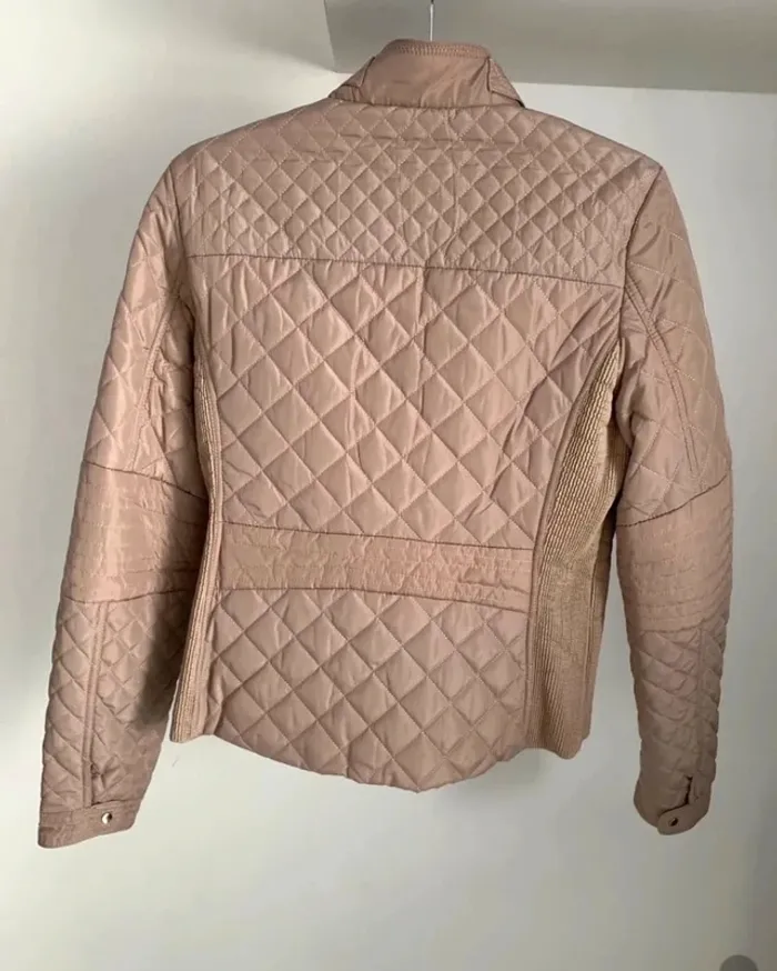 Veste matelassée beige taille L - photo numéro 3