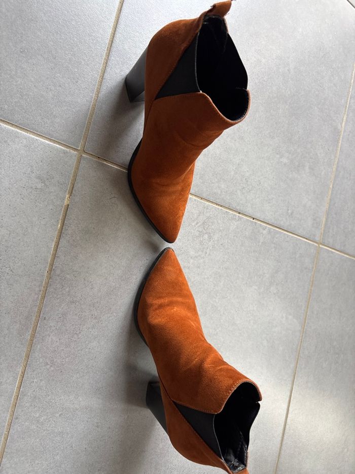 Bottines  beige - photo numéro 3