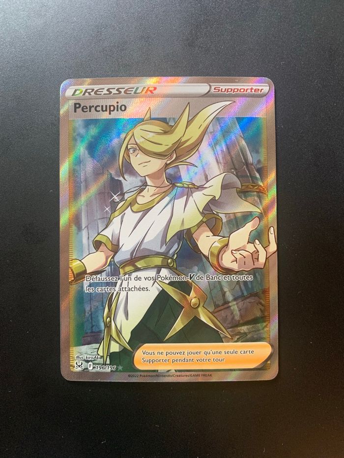 Carte Pokemon Percupio Full Art Origine Perdue - photo numéro 1