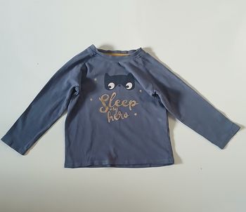 T-shirt manche longue bleu pâle