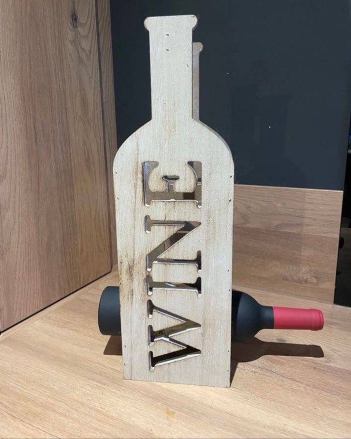 Porte bouteilles en bois