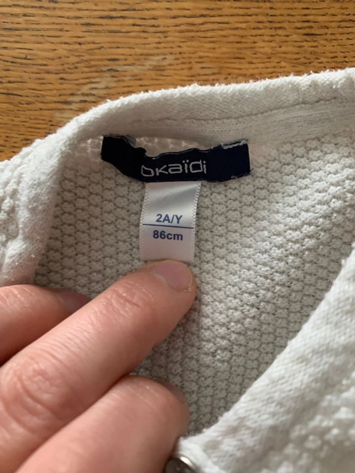 Gilet 24 mois fille obaïbi - photo numéro 2