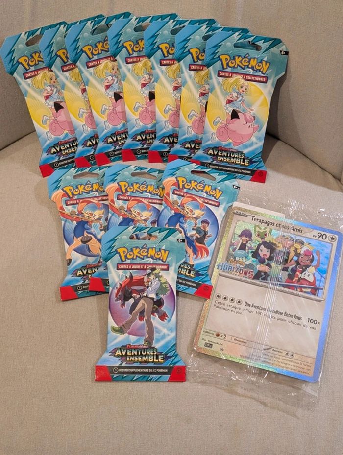 Lot Pokémon de 11 Boosters Aventures Ensemble EV09 Fr