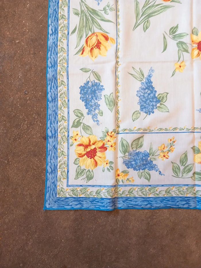 🥕nappe + 18 serviettes coton polyester - photo numéro 5