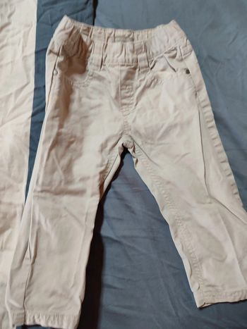 Pantalon toile beige 2 ans