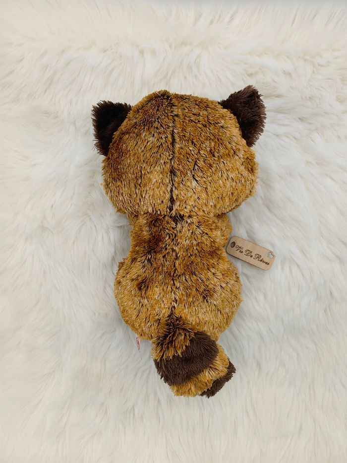 Doudou peluche Rusty Raton Laveur Ty 23 cm - photo numéro 6