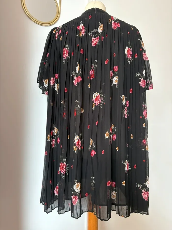 Combishort court effet mini robe imprimé fleuri Zara Woman - photo numéro 2