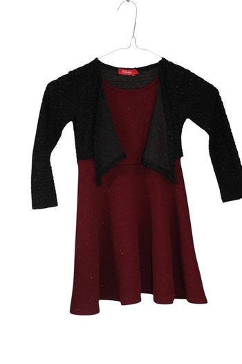 👗Robe Bordeaux Pailletée Tissaia - Taille 5 ans👗