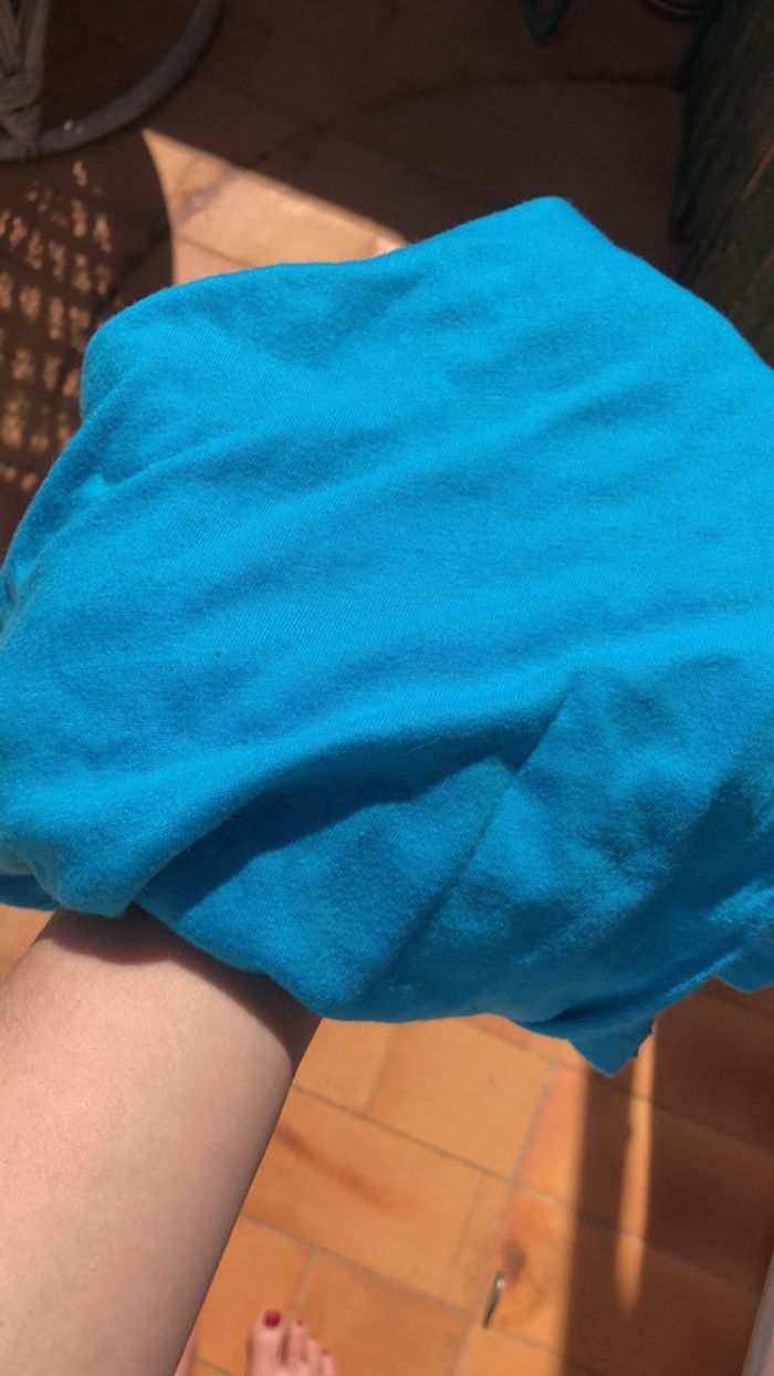 T shirt hollister femme bleu taille S - photo numéro 5