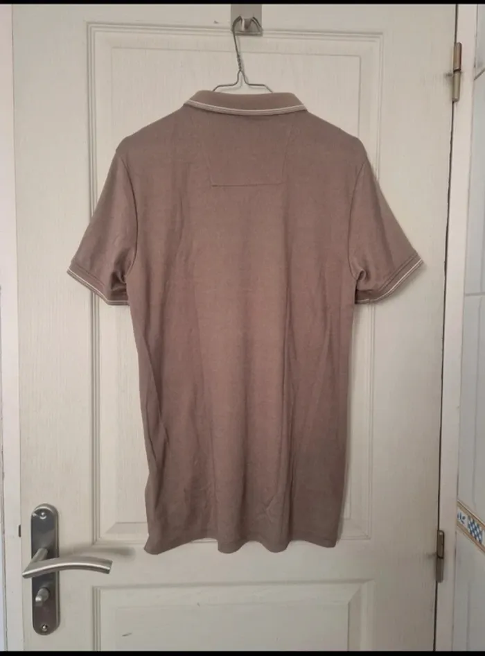 Polo marron clair homme devred taille M/38 - photo numéro 3