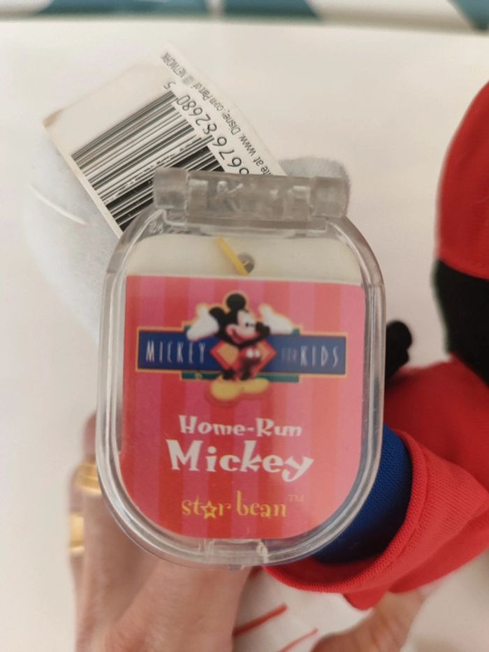 Peluche Mickey baseball vintage - photo numéro 3