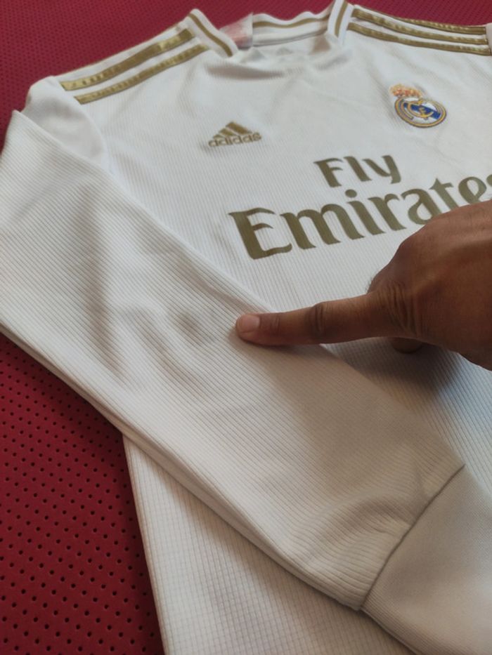 Maillot de foot Real Madrid, Adidas Authentique Officiel taille enfant 11/12 ans - photo numéro 7