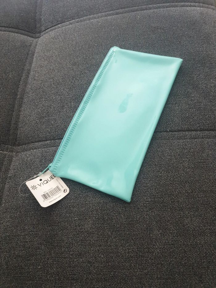 Neuf trousse pochette vert