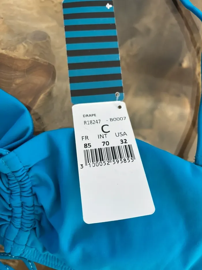 Haut de maillot de bain Maison Lejaby bleu 85C - photo numéro 7