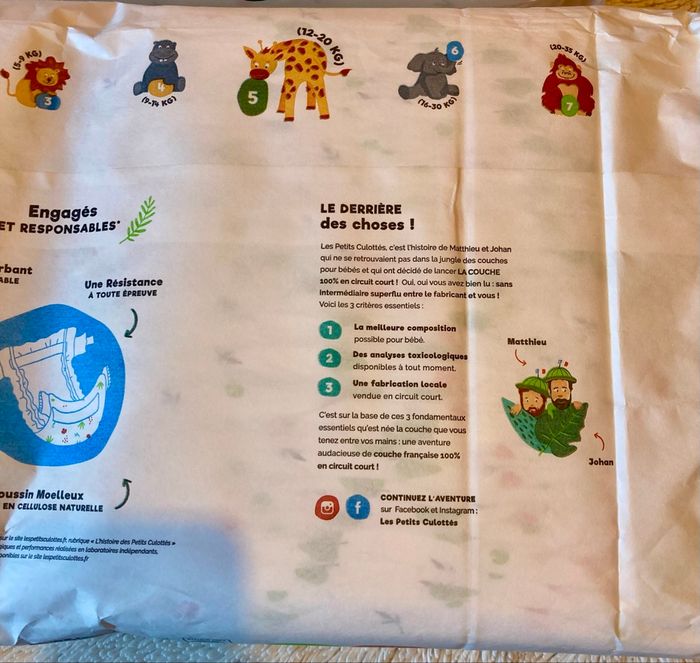 120 couches les petits culottés taille 5 - photo numéro 3