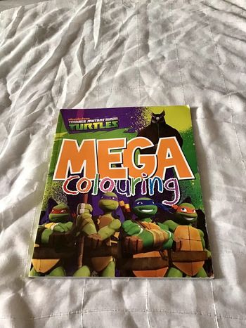 Livre mega coloriage The Turtles  Ninja