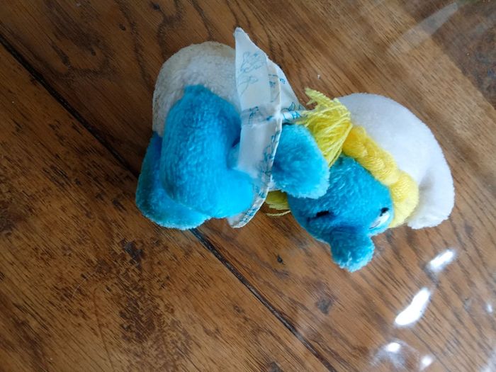 Peluche Schtroumpfette vintage - photo numéro 5